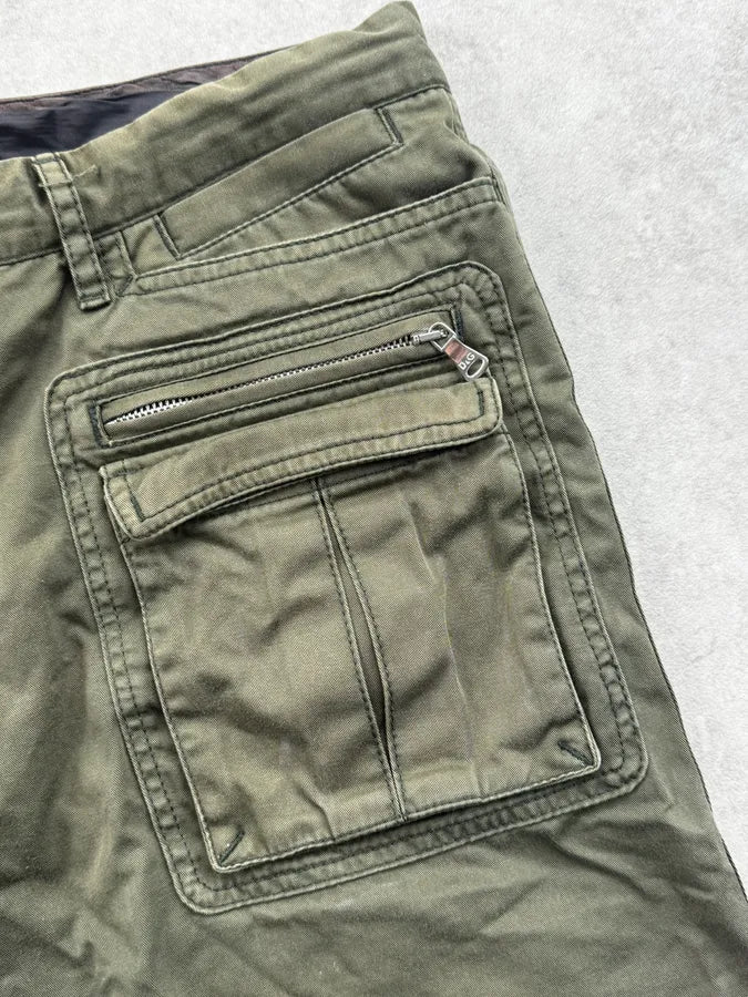 SS2003 Dolce & Gabbana Olive Cargo Shorts AvVKmuR 7