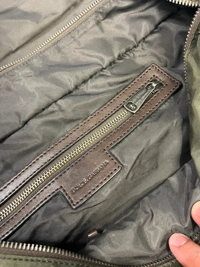 2000s Dolce & Gabbana Olive Cargo Shoulder Bag iDwWHPB 10