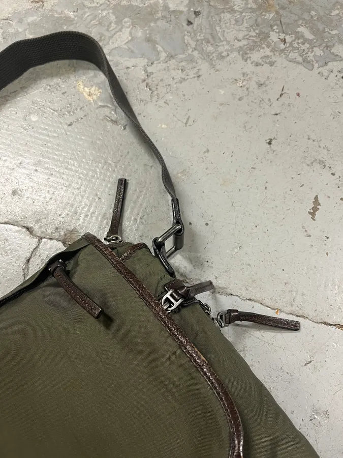 2000s Dolce & Gabbana Olive Cargo Shoulder Bag iDwWHPB 4