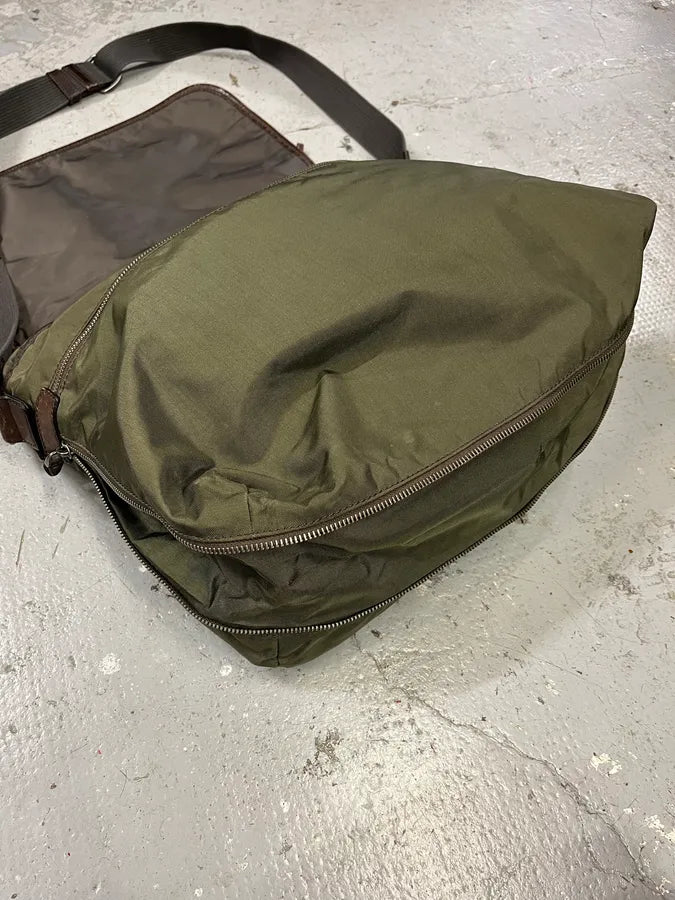 2000s Dolce & Gabbana Olive Cargo Shoulder Bag iDwWHPB 9