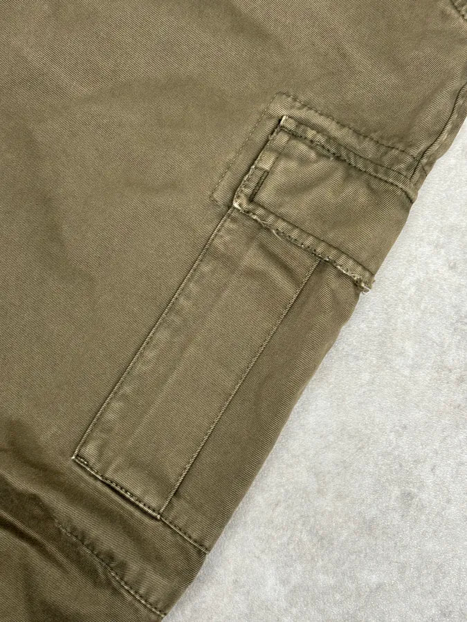 2000s Dolce & Gabbana Zip Ankles Olive Cotton Cargo Pants oYzEfQR 11