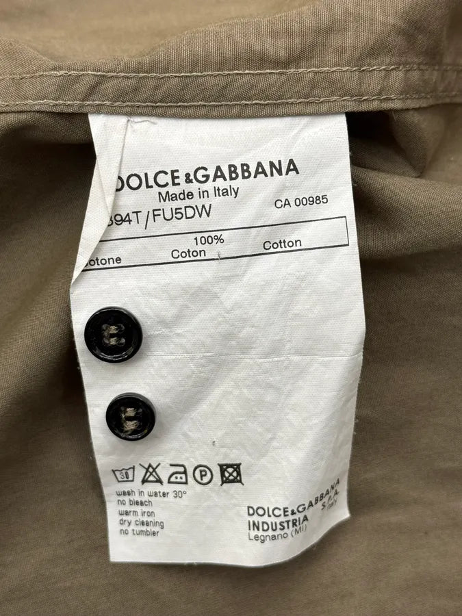 SS2008 Dolce & Gabbana Olive Green Multi-Pocket Shirt MlqxnYq 14