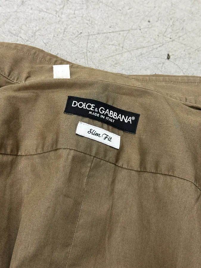 SS2008 Dolce & Gabbana Olive Green Multi-Pocket Shirt MlqxnYq 12