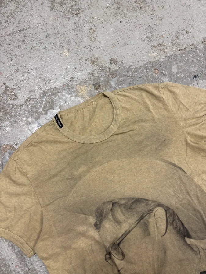 2000s Dolce & Gabbana Olive Photography T-Shirt JPdLJOW 4