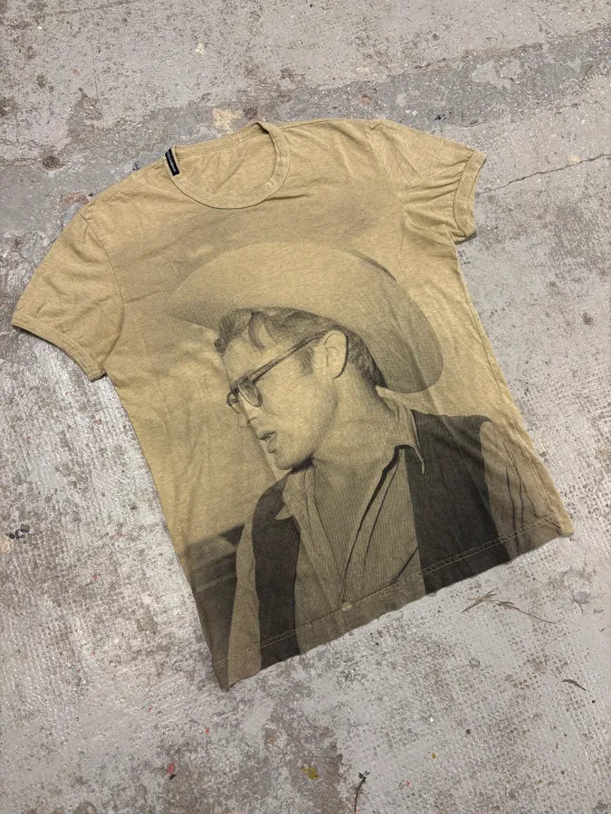 2000s Dolce & Gabbana Olive Photography T-Shirt JPdLJOW 3