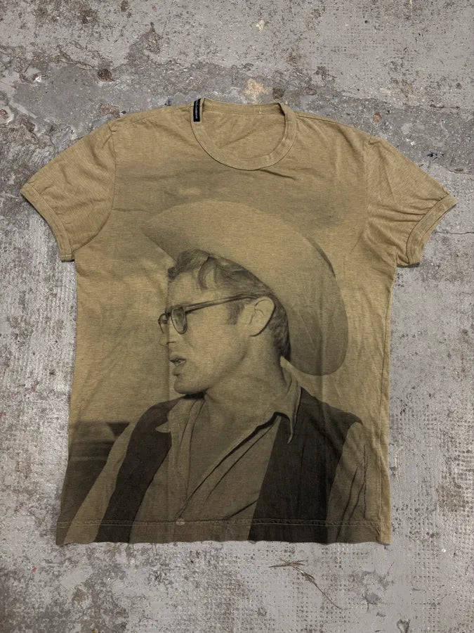 2000s Dolce & Gabbana Olive Photography T-Shirt JPdLJOW 0
