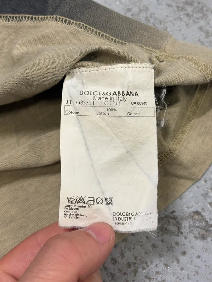 2000s Dolce & Gabbana Olive Photography T-Shirt JPdLJOW 9