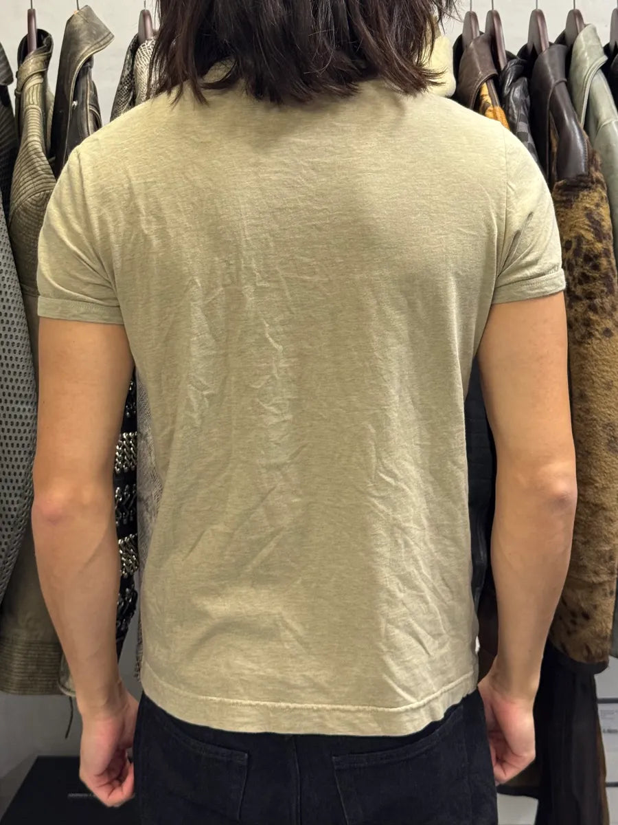 2000s Dolce & Gabbana Olive Photography T-Shirt JPdLJOW 2