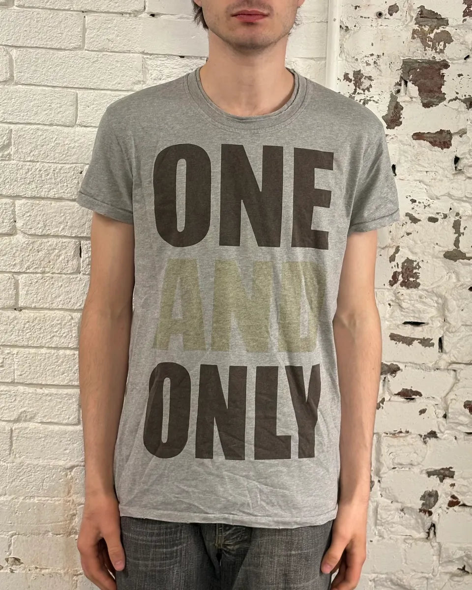 2000s Dolce & Gabbana One & Only Grey T-Shirt JGWODct 1