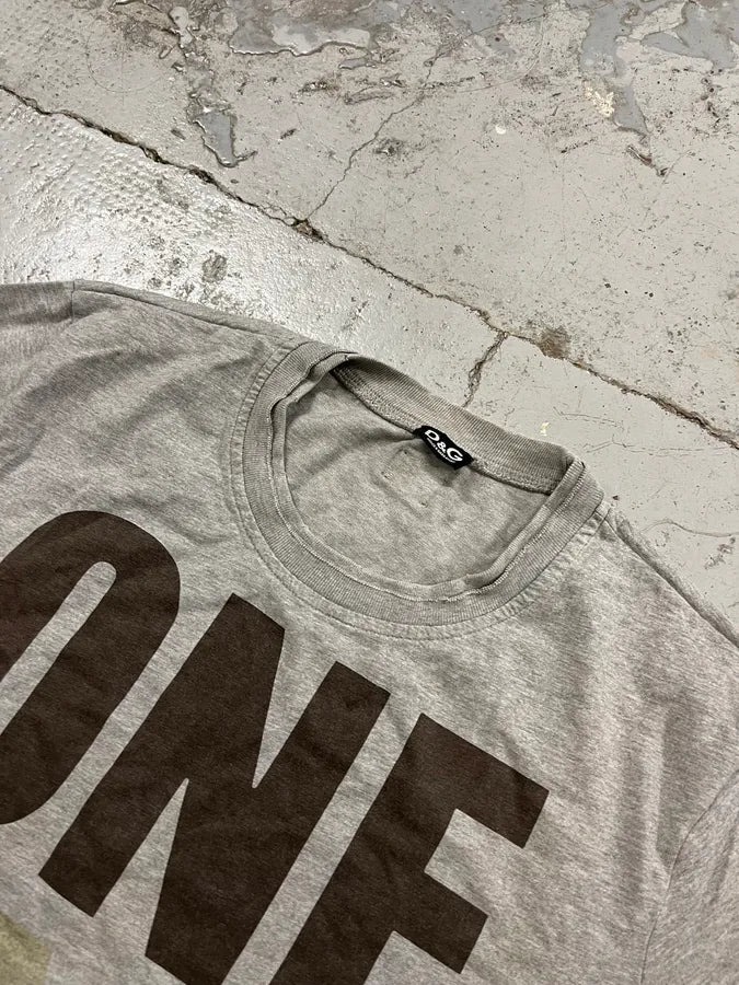 2000s Dolce & Gabbana One & Only Grey T-Shirt JGWODct 3