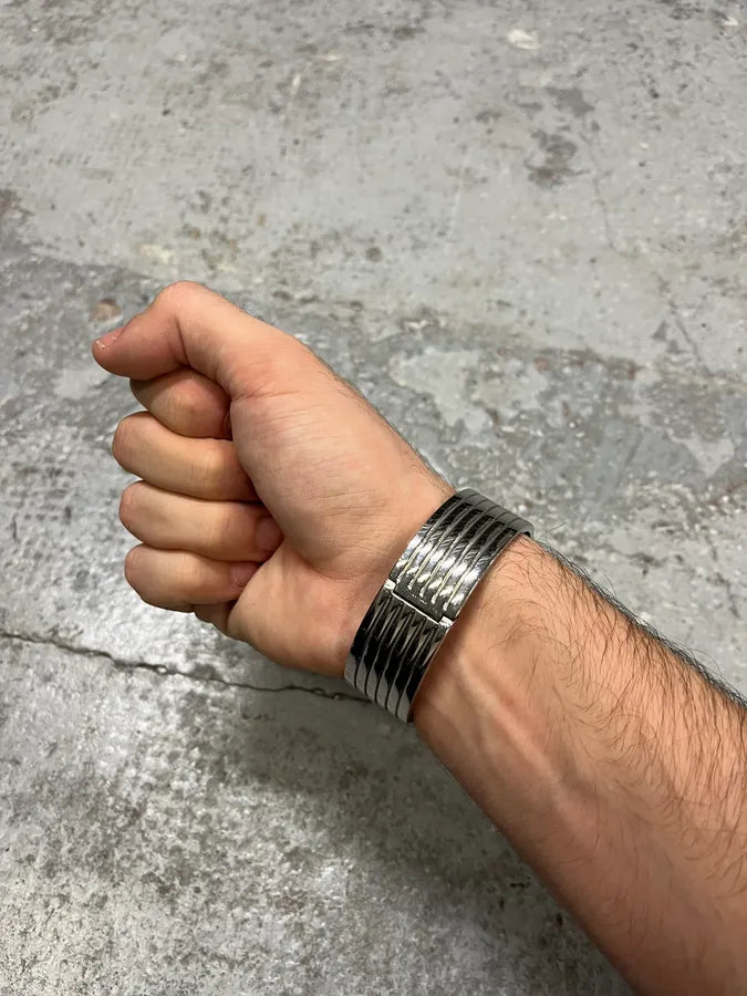 2000s Dolce & Gabbana Padlock Protection Pave Watch Bracelet XNjMHYf 1