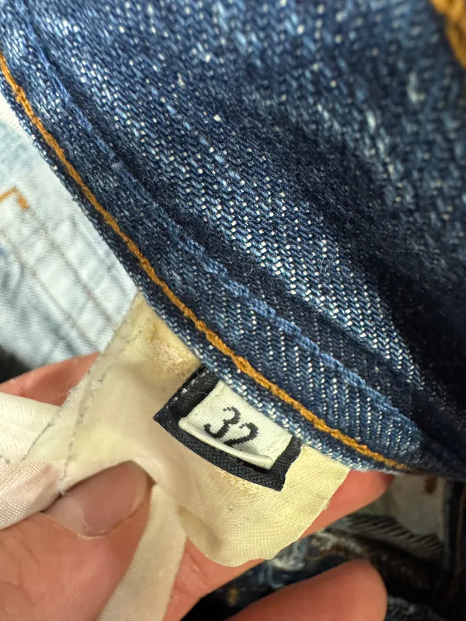 2000s Dolce & Gabbana Patches Blue Denim Jeans zhqbDbv 9