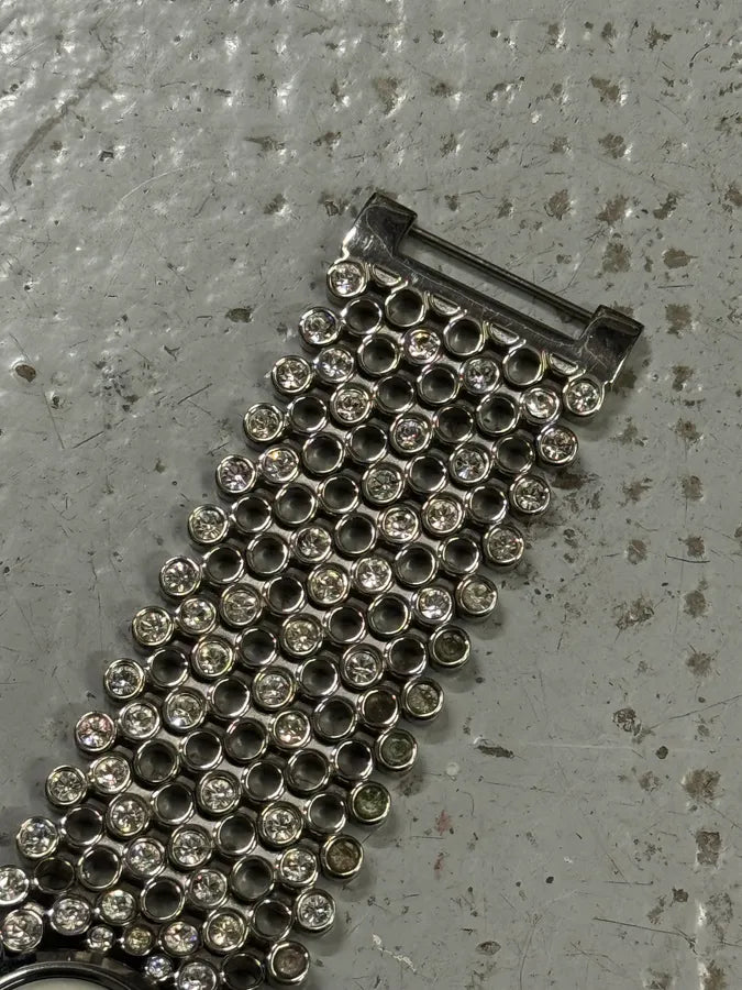 2000s Dolce & Gabbana Pave Bracelet Watch sbvGDwu 5