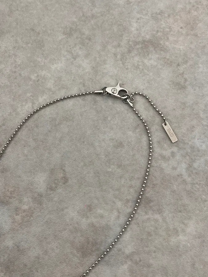 2000s Dolce & Gabbana Pave Heart Dog Tag Necklace VDlNafr 5