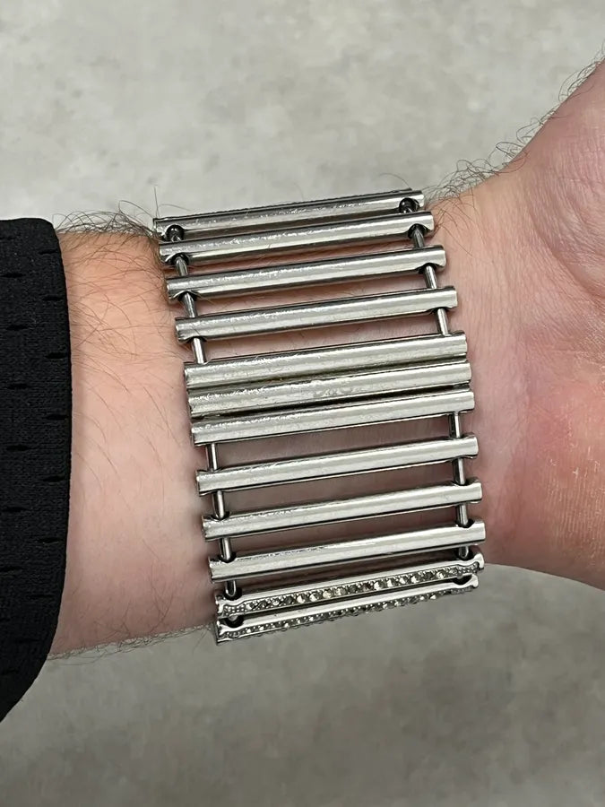 2000s Dolce & Gabbana Pave Lines Bracelet Watch sZzDPeT 2