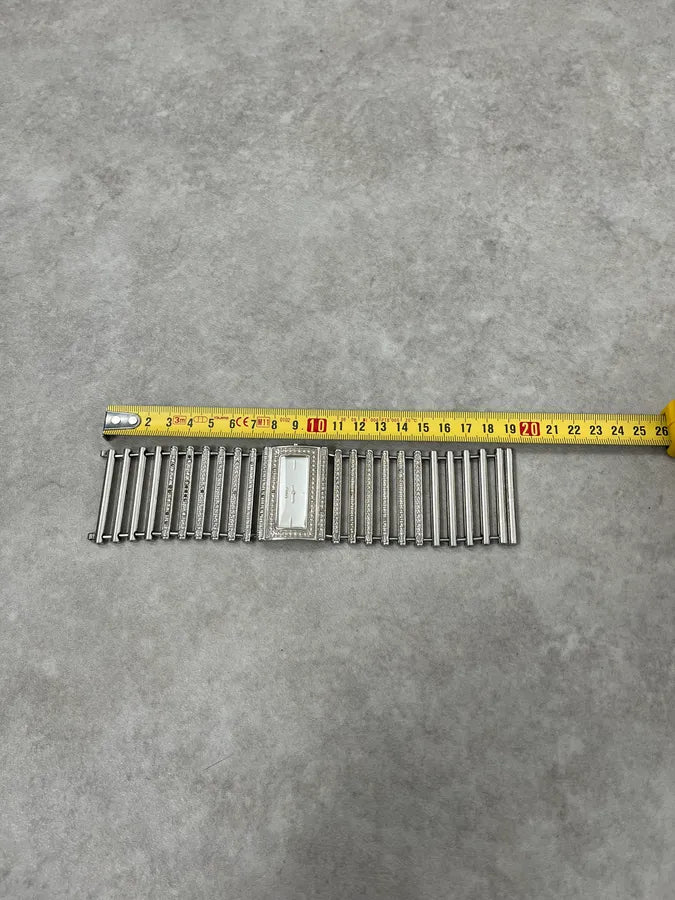 2000s Dolce & Gabbana Pave Lines Bracelet Watch sZzDPeT 8