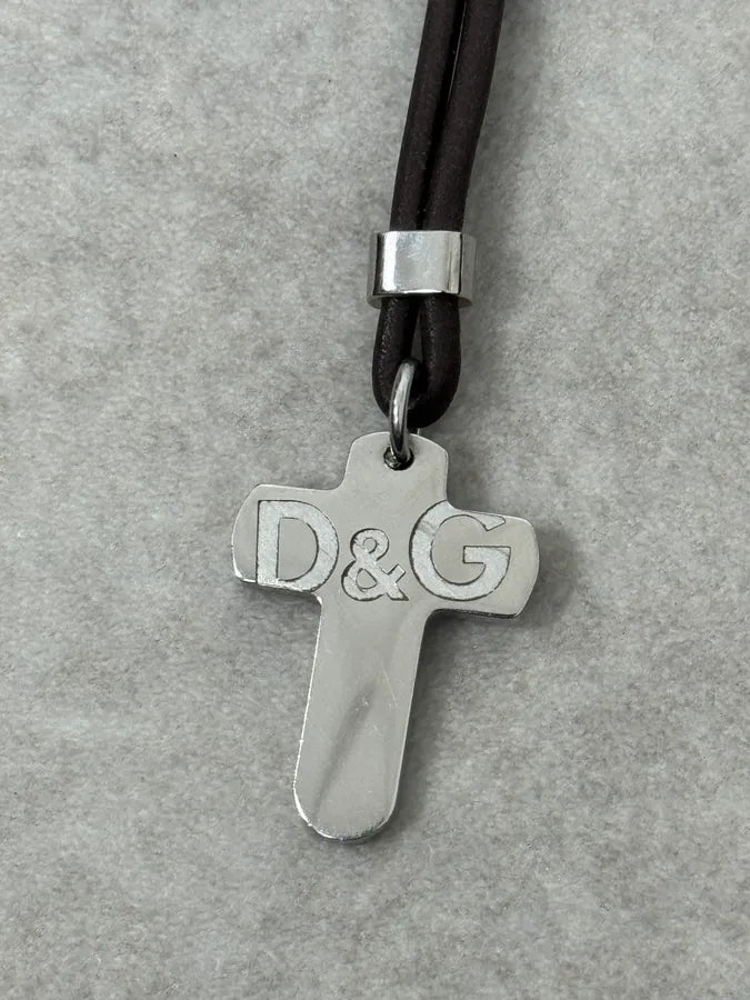 2000s Dolce & Gabbana Pearl Brown Rosary Necklace SYrDujx 4