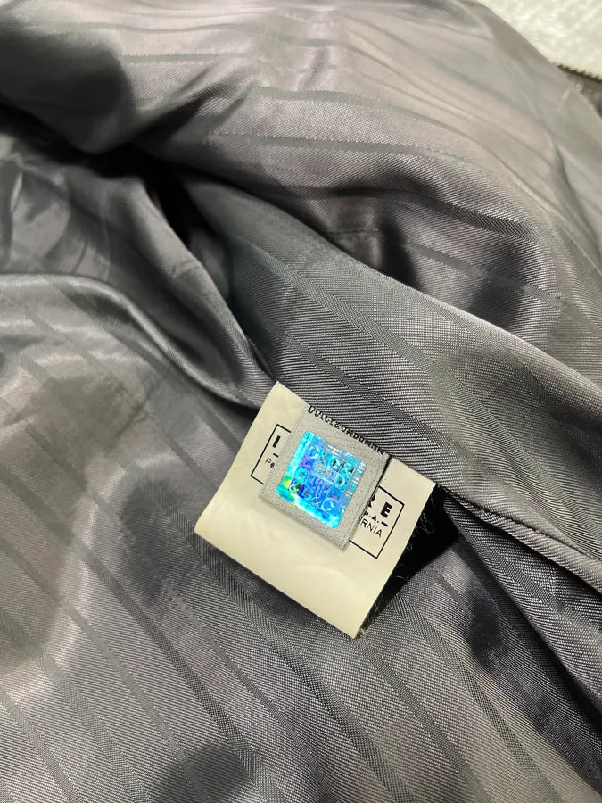 2000s Dolce & Gabbana Perfect Simple Brown Leather Jacket FtMLisp 11