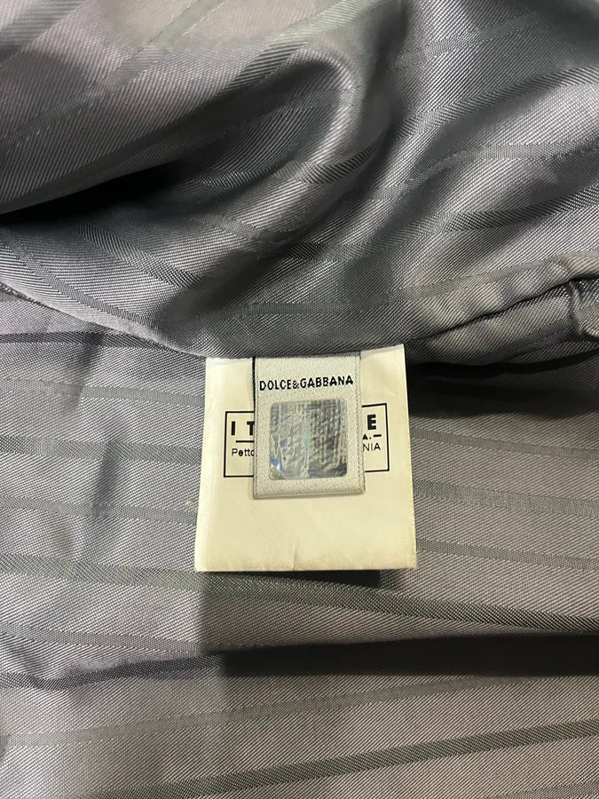 2000s Dolce & Gabbana Perfect Simple Brown Leather Jacket (S/M) sMYVBJD 9