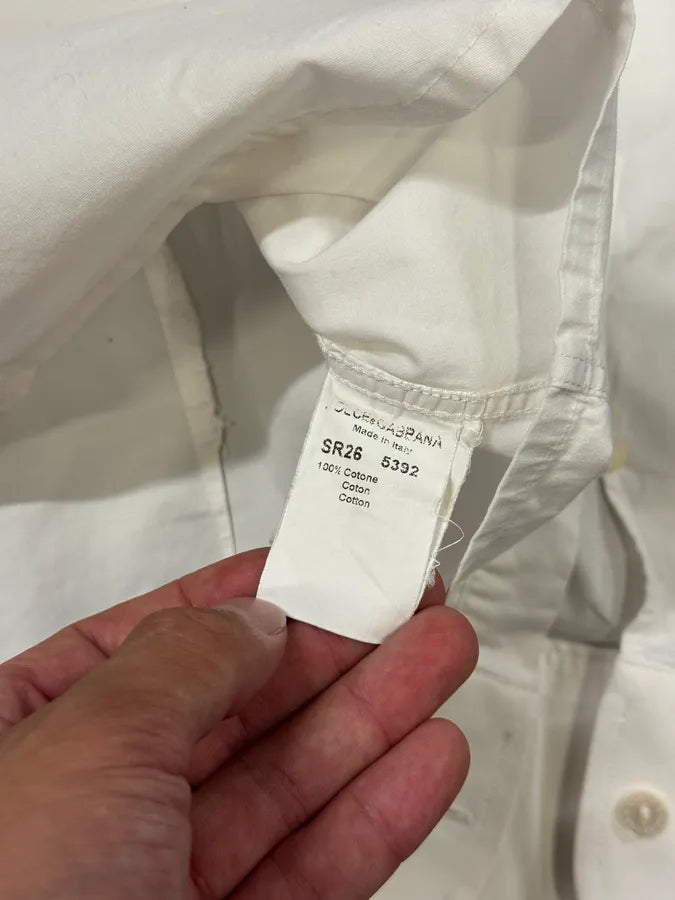 2000s Dolce & Gabbana Perfect White Shirt qbyqciT 4
