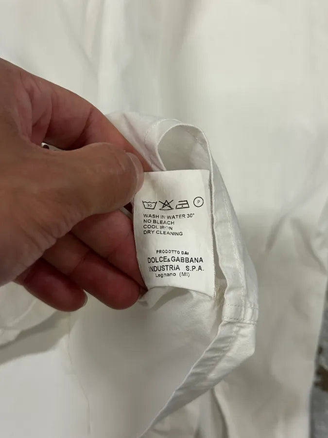 2000s Dolce & Gabbana Perfect White Shirt qbyqciT 6