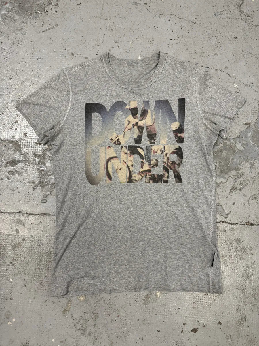 2000s Dolce & Gabbana Pilot Down Under Grey T-Shirt fXnDiai 0