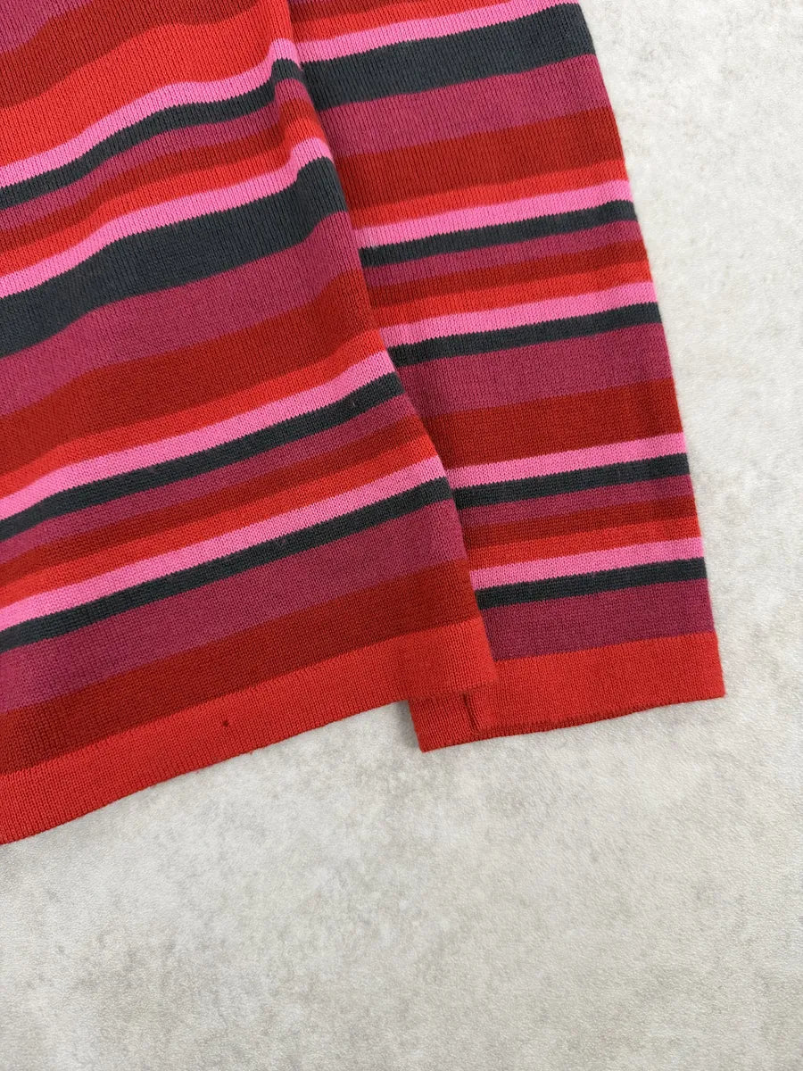 2000s Dolce & Gabbana Pink & Red Striped Gradient Sweater TUGhLfP 10