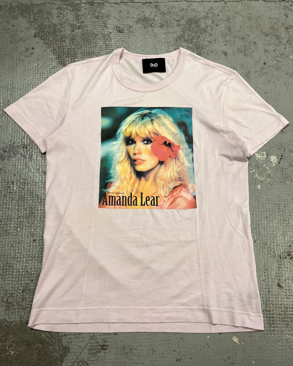 2000s Dolce & Gabbana Pink Amanda Lear T-Shirt DPwKyvD 0