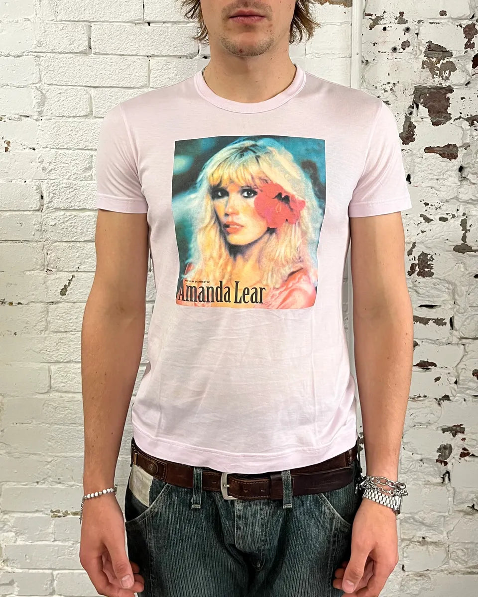2000s Dolce & Gabbana Pink Amanda Lear T-Shirt DPwKyvD 1