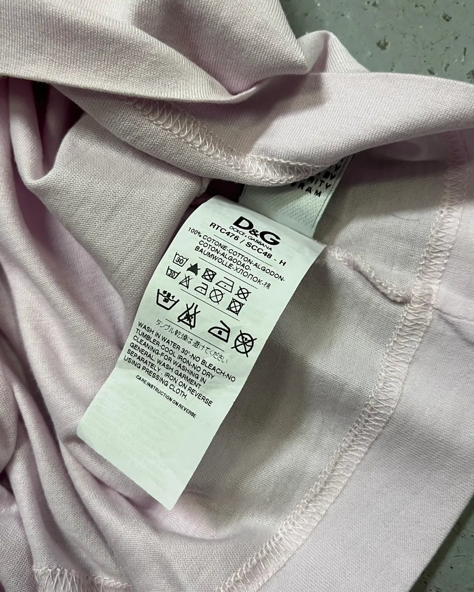 2000s Dolce & Gabbana Pink Amanda Lear T-Shirt DPwKyvD 11