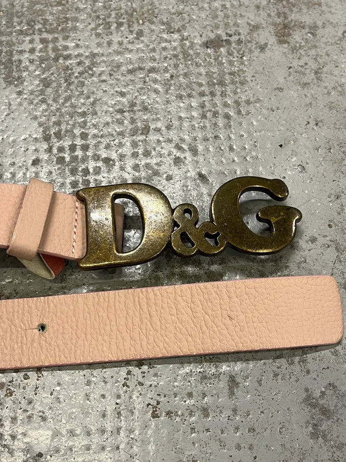 2000s Dolce & Gabbana Pink Leather Belt mVyRhWZ 6