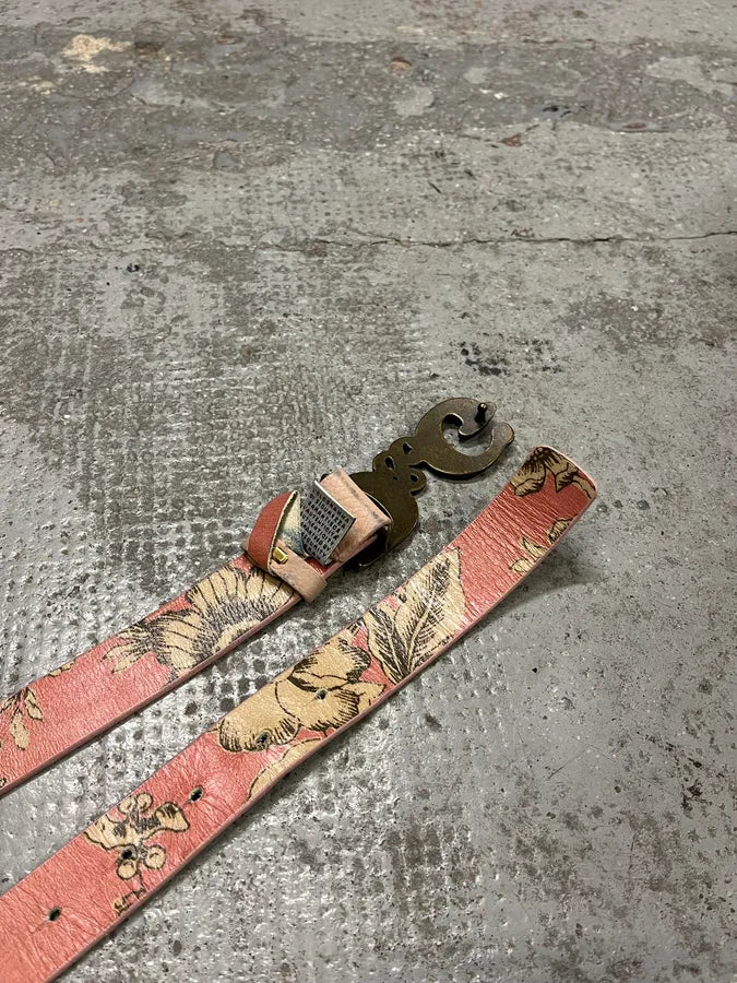 2000s Dolce & Gabbana Pink Leather Belt mVyRhWZ 2