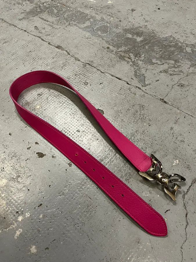 2000s Dolce & Gabbana Pink Leather Belt XKEHxfI 3
