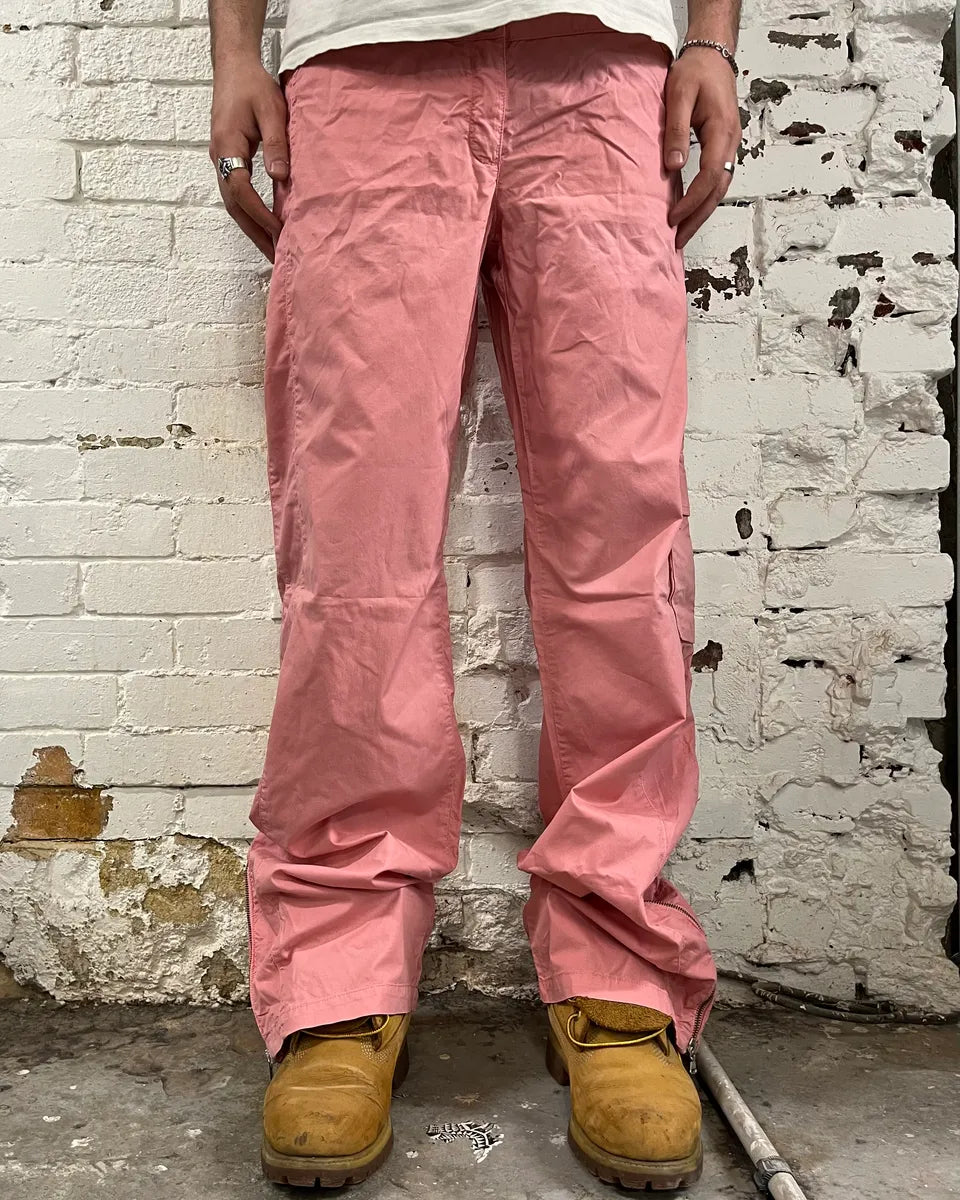2000s Dolce & Gabbana Pink Multi-Pockets Cargo Pants ujYdkjA 1