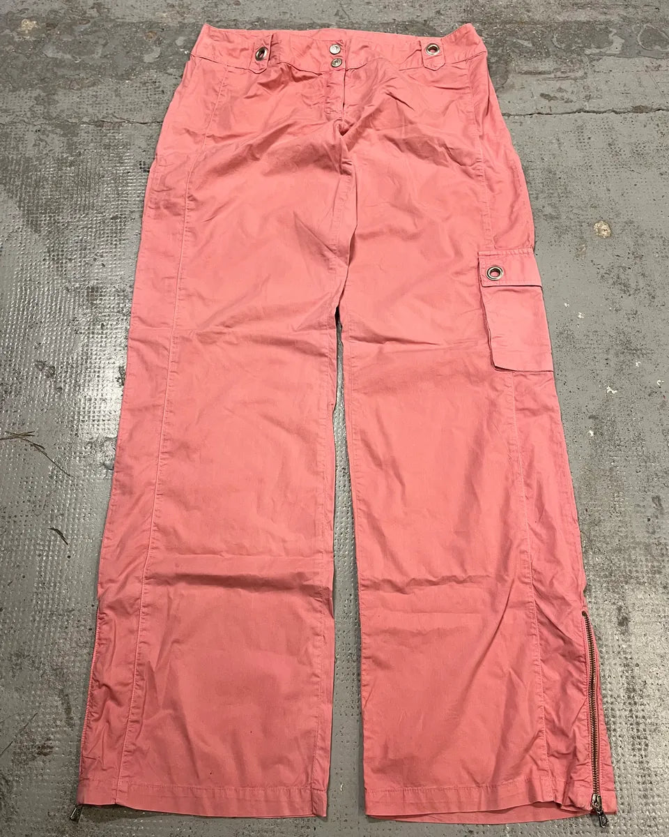 2000s Dolce & Gabbana Pink Multi-Pockets Cargo Pants ujYdkjA 4