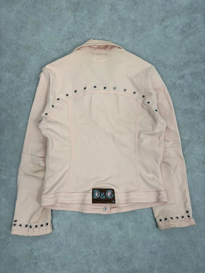 2000s Dolce & Gabbana Pink Multi Zip Cargo Jacket cBJzBbI 5