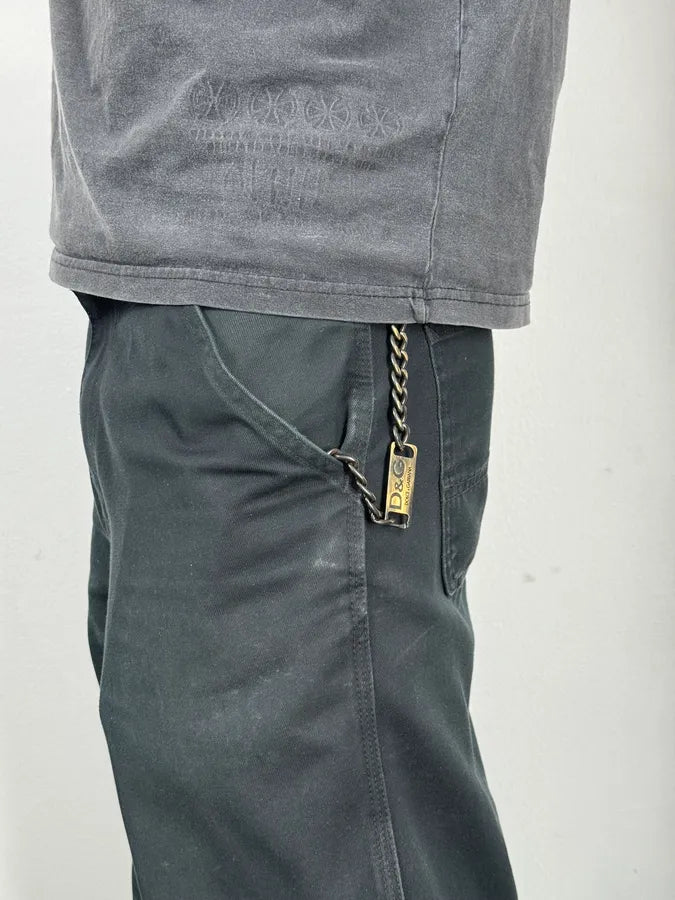 AW2003 Dolce & Gabbana Plaque Logo Wallet Chain nHezwzr 1