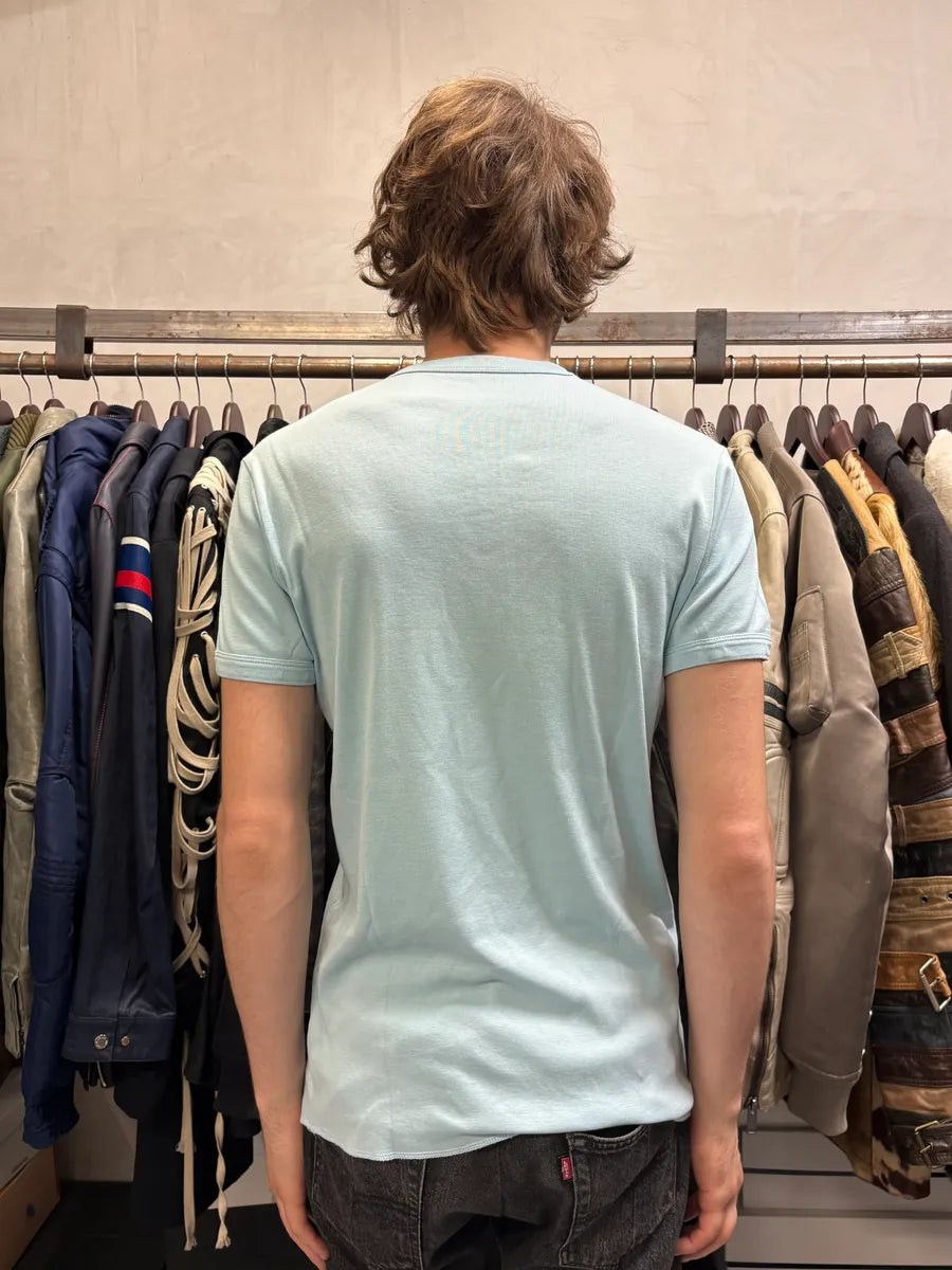 2000s Dolce & Gabbana Playboy Blue T-Shirt skhqCHU 2