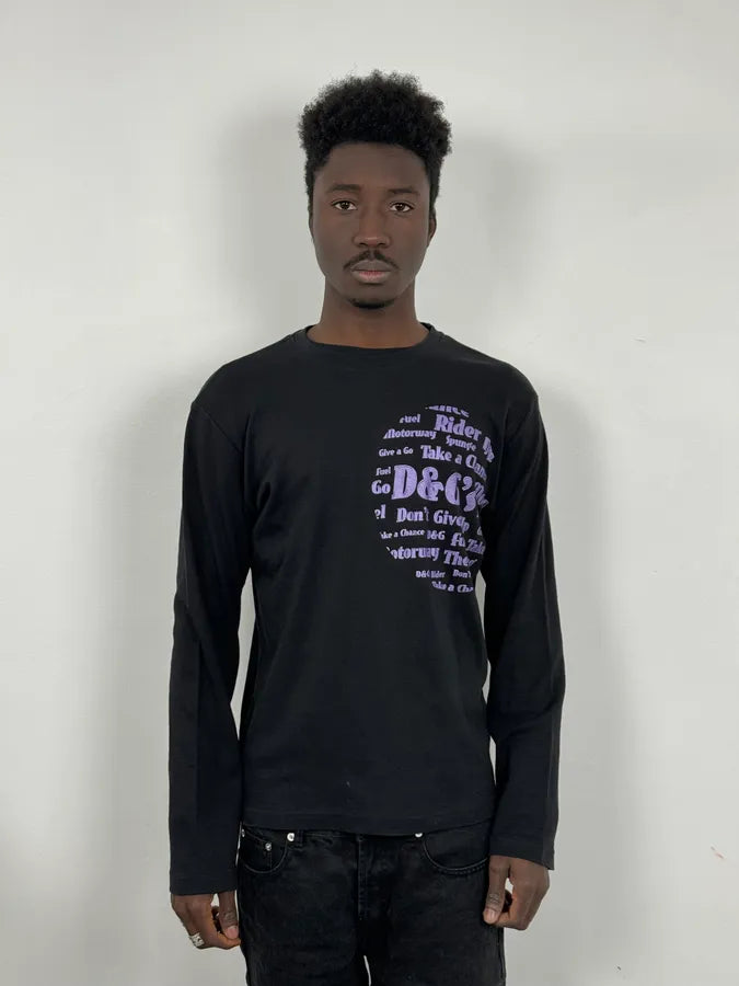 2000s Dolce & Gabbana Poem Black Longsleeves BmRYxkg 1