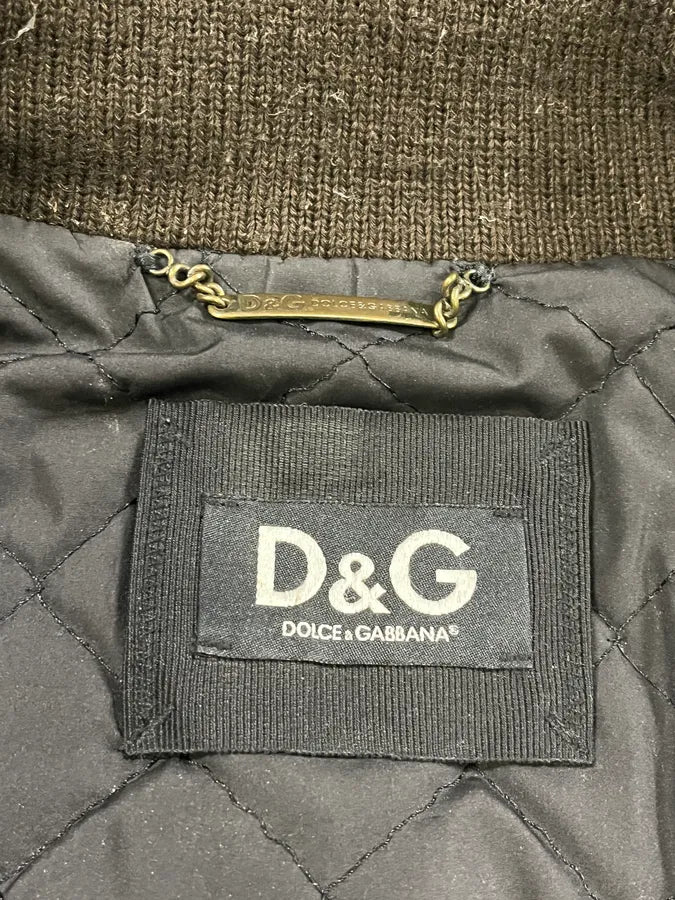 2000s Dolce & Gabbana Pony Hair Black Leather Jacket TelccGN 9