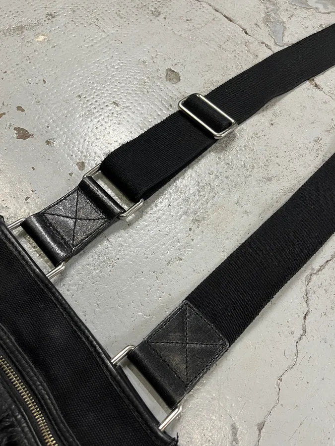 2000s Dolce & Gabbana Pony Hair Black Leather Shoudler Bag YmssTik 3