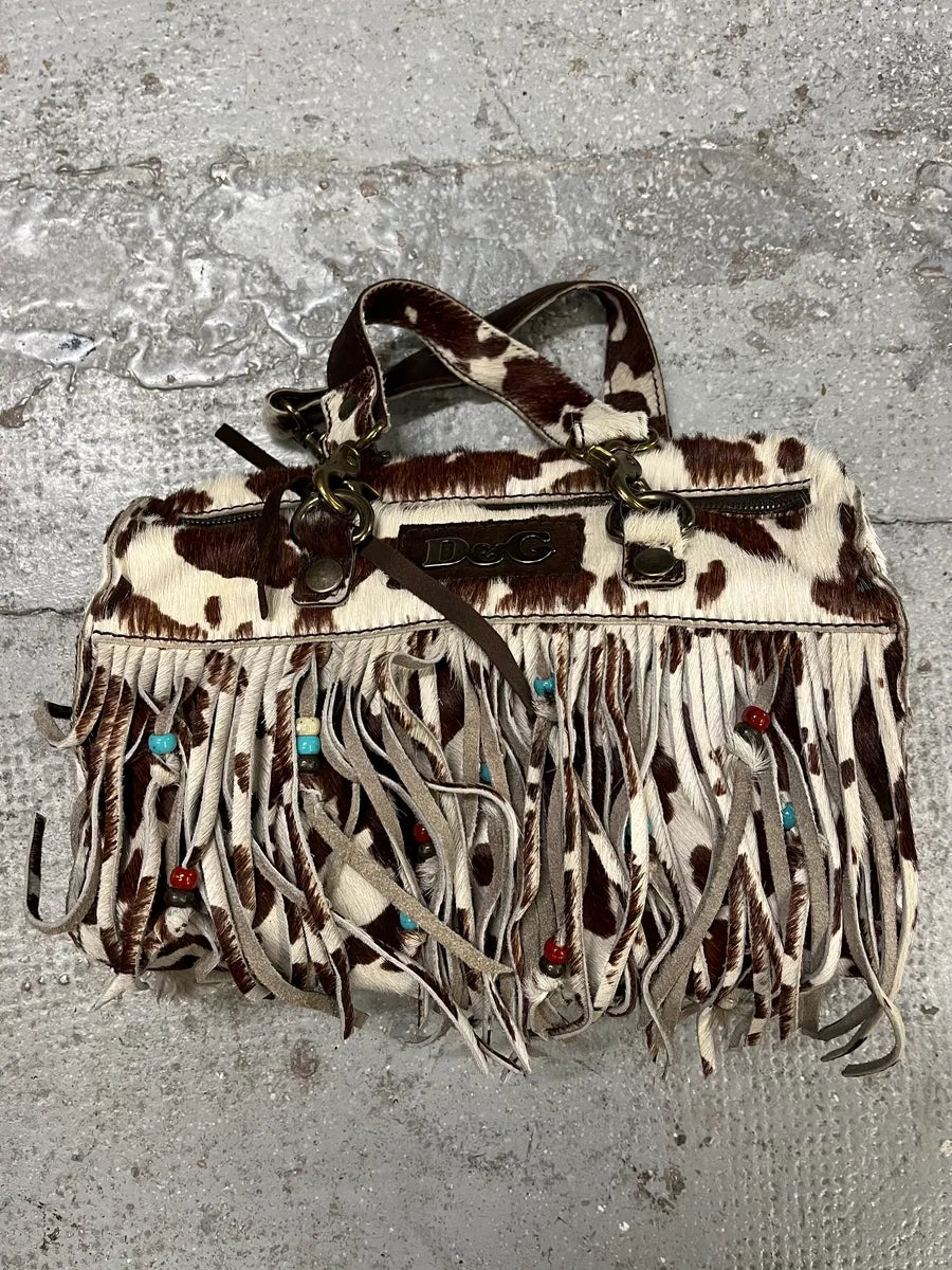 2000s Dolce & Gabbana Pony Hair Cowhide Effect Handle Bag (OS) RXiQcZI 0