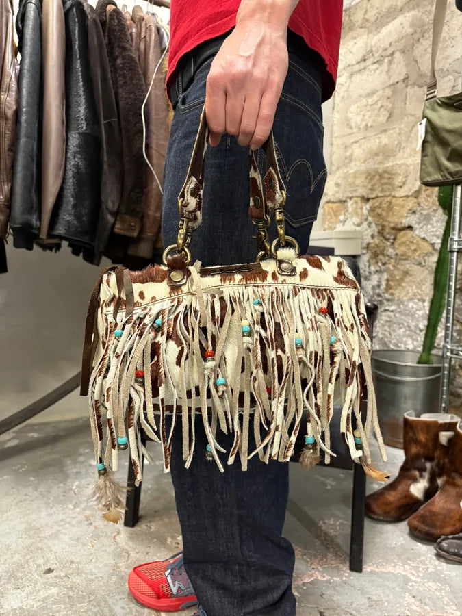 2000s Dolce & Gabbana Pony Hair Cowhide Effect Handle Bag (OS) RXiQcZI 1