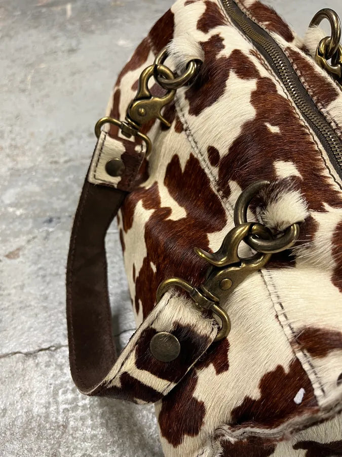 2000s Dolce & Gabbana Pony Hair Cowhide Effect Handle Bag (OS) RXiQcZI 5
