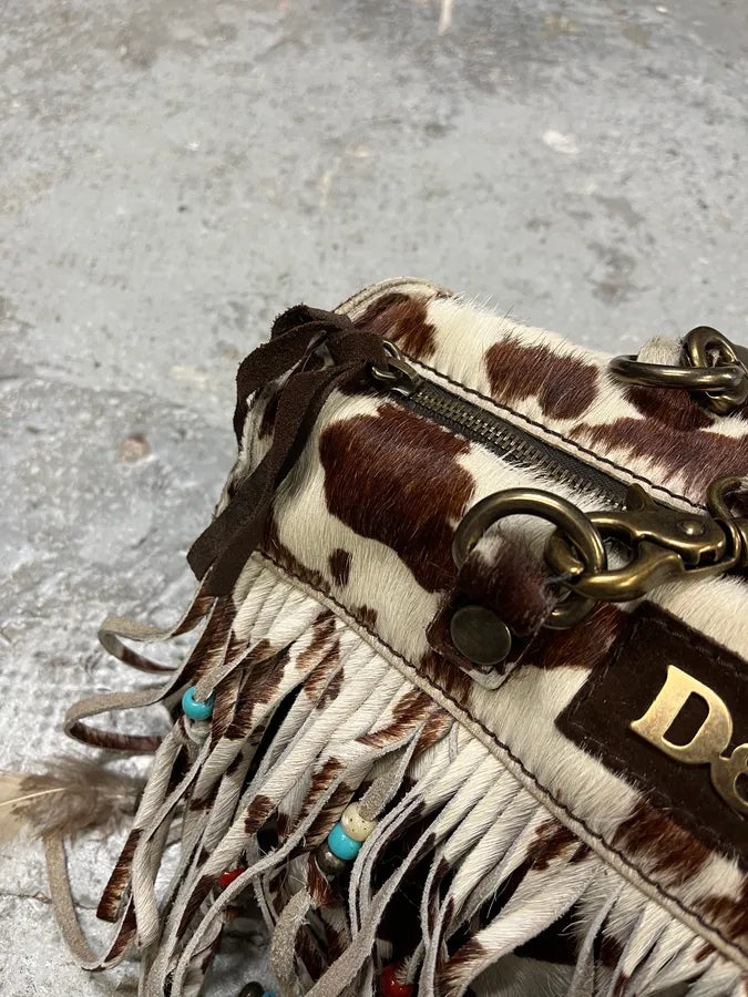 2000s Dolce & Gabbana Pony Hair Cowhide Effect Handle Bag (OS) RXiQcZI 6