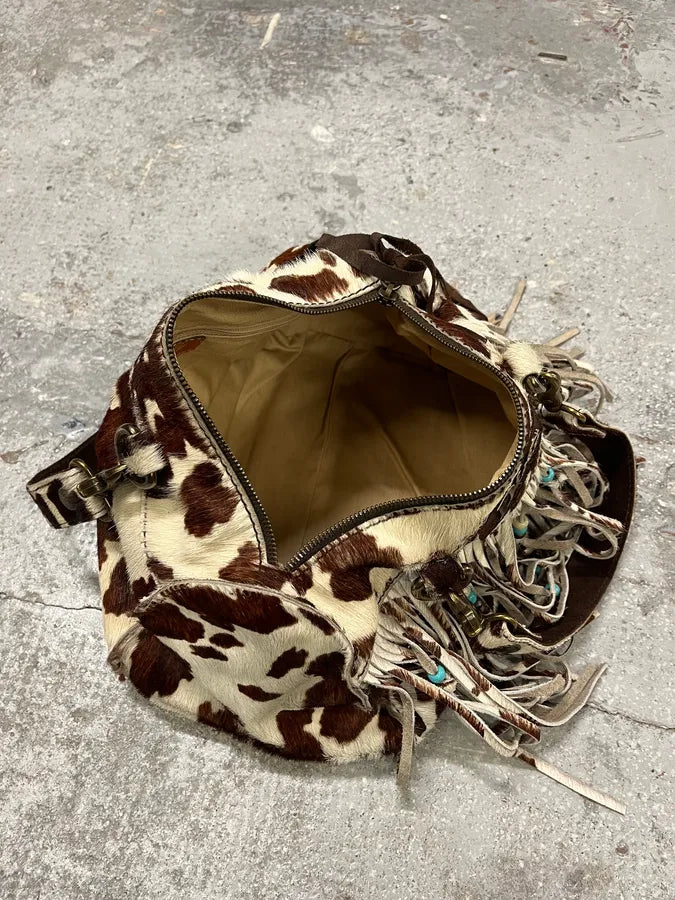 2000s Dolce & Gabbana Pony Hair Cowhide Effect Handle Bag (OS) RXiQcZI 8