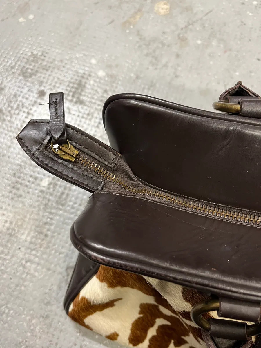 2000s Dolce & Gabbana Pony Hair Leather Cowprint Effect Handle Bag (OS) iJsYpmd 7