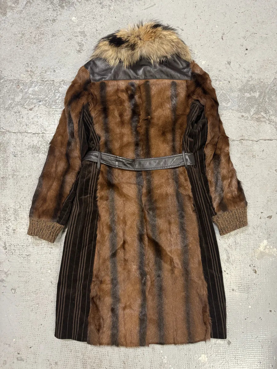2000s Dolce & Gabbana Premium Fur Long Royal Camel Jacket bMqzOpv 1