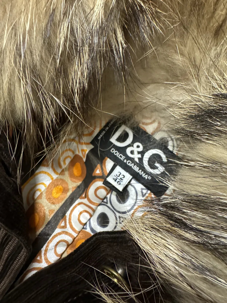 2000s Dolce & Gabbana Premium Fur Long Royal Camel Jacket bMqzOpv 10