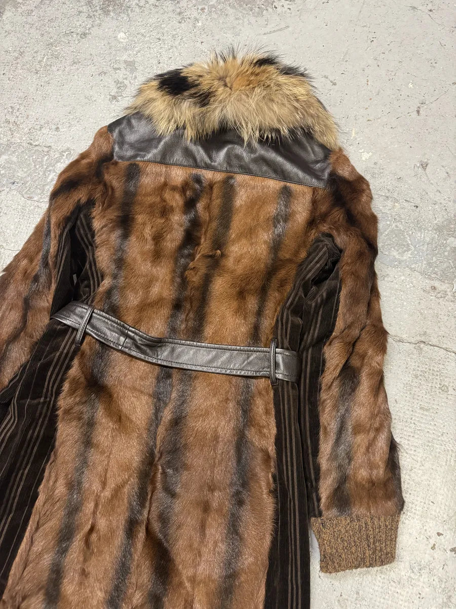 2000s Dolce & Gabbana Premium Fur Long Royal Camel Jacket bMqzOpv 3